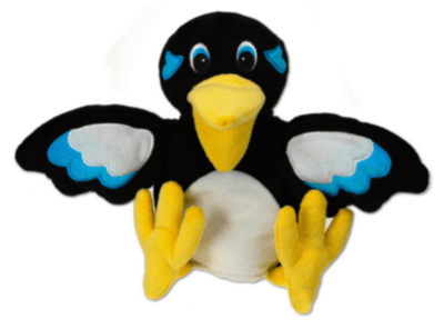 marionnette oiseau pie mélopie