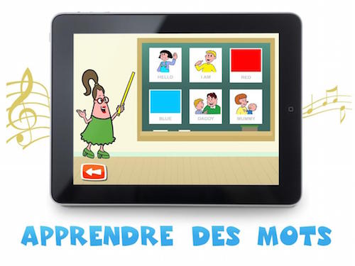 application anglais enfant