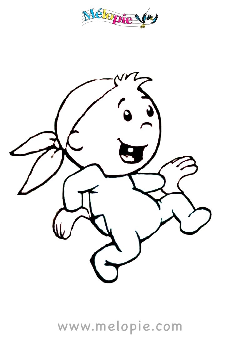 Coloriage A Imprimer De Bebe