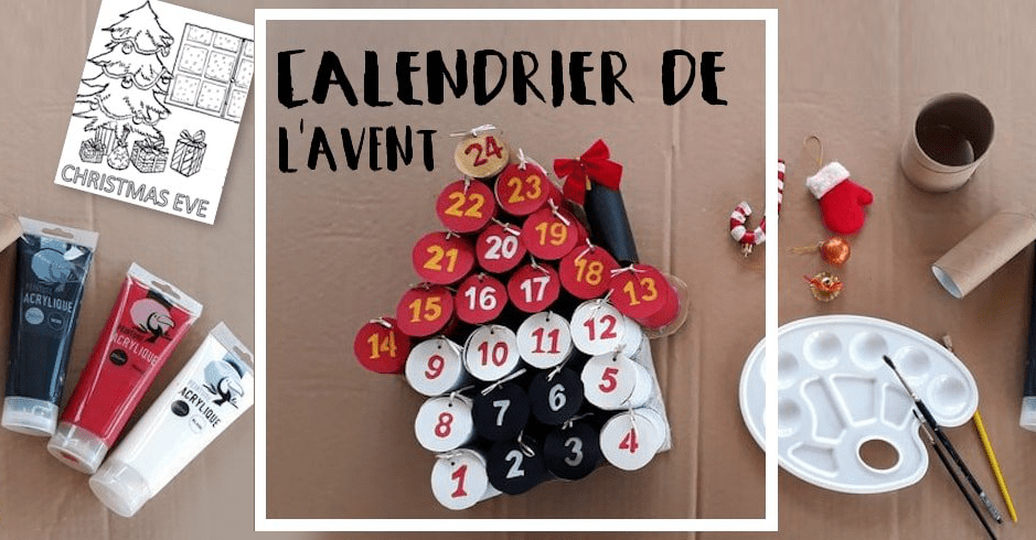 Bricolage de Noël : fabrique un calendrier de l'Avent - J'aime lire