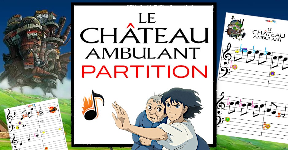partition piano le chateau ambulant